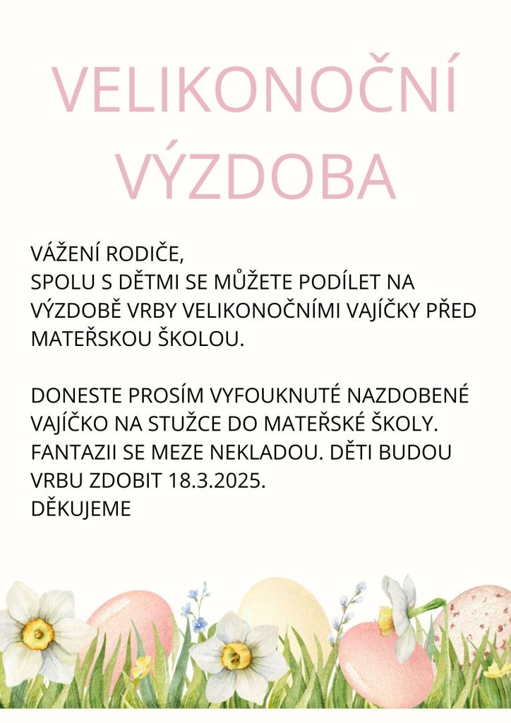 Velikonoční výzdoba